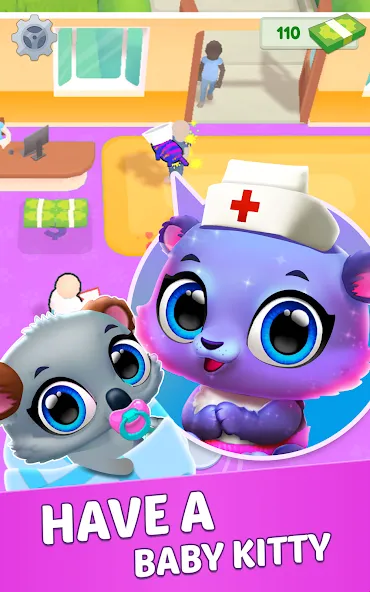 Cute Animals: Pet Doctor (Мрдж Кьют Энималс) [МОД: Деньги, Монеты и Меню MOD] Screenshot 2