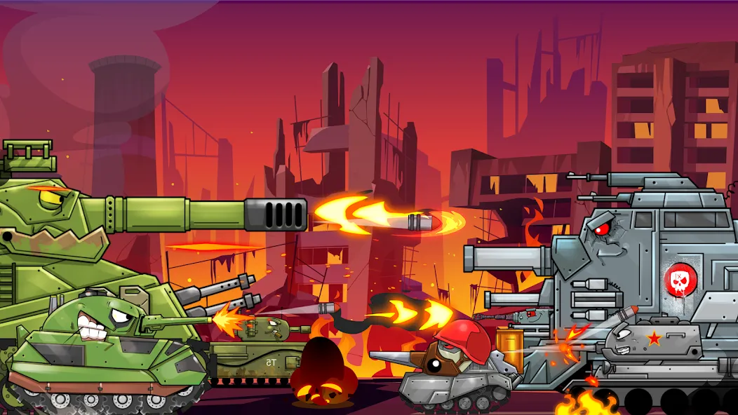 Merge Master Tanks: Tank wars (Мерж Танки) [МОД: Много денег, Монет и Все открыто] Screenshot 3