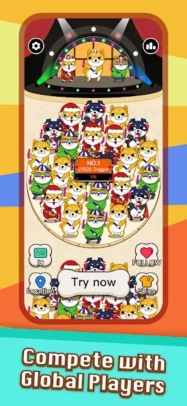 Doggo Go - Meme, Match 3 Tiles (Догго Го) [МОД: Бесконечные деньги, Монеты и Мега MOD] Screenshot 2