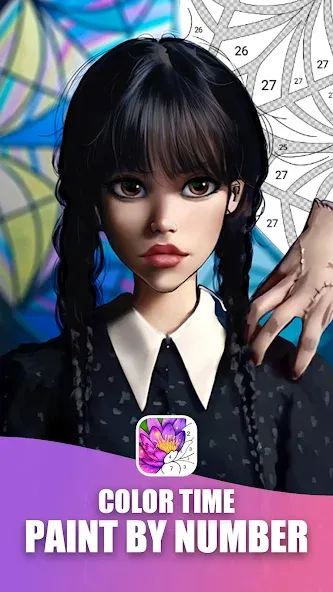Color Time - Paint by Number (Колор Тайм) [МОД: Все открыто, Дополнительные деньги и Меню MOD] Screenshot 1