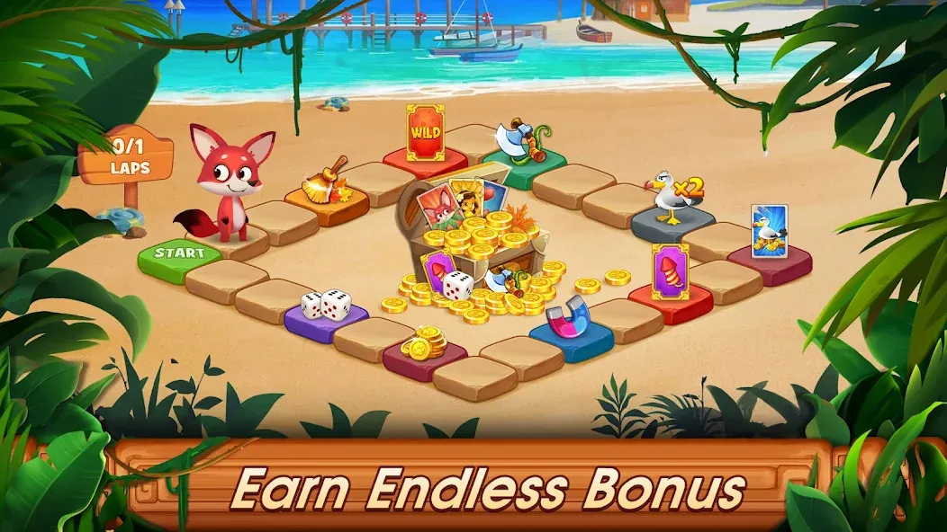 Solitaire Tripeaks: Card Games (Солитер Трипикс) [МОД: Деньги, Монеты и Меню MOD] Screenshot 5