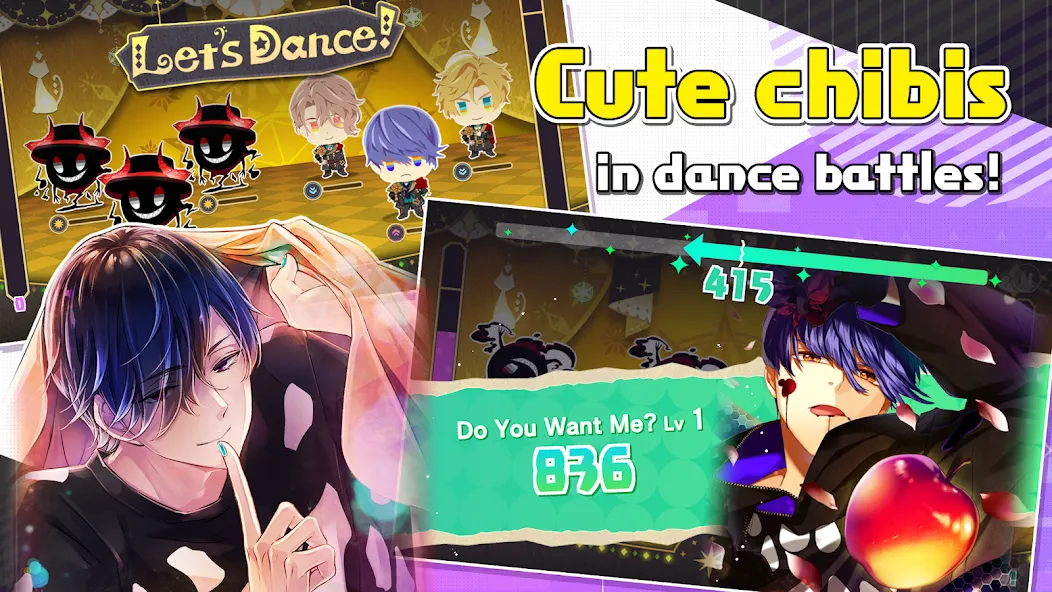 Obey Me! Anime Otome Sim Game [МОД: Меню, Бесконечные монеты и Открытые уровни] Screenshot 4