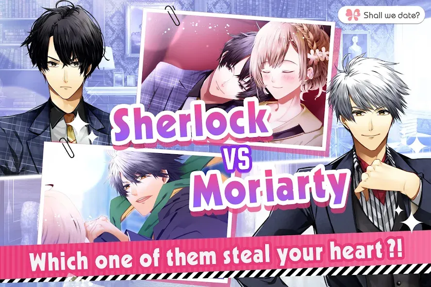 Guard me, Sherlock! - otome [МОД: Все открыто, Дополнительные деньги и Меню MOD] Screenshot 3