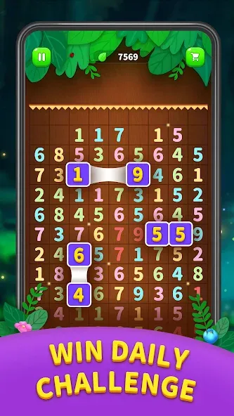 Number Match — Ten Pair Puzzle (Намбер Матч) [MOD: Бесконечные деньги] - Скриншот 4