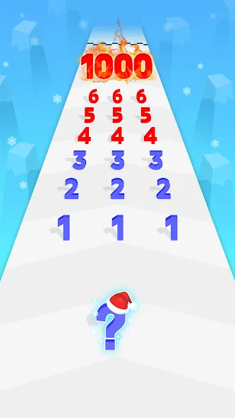 Number Merge: Run Master 3D (Намбер Мердж) [МОД: Много монет, Открытые уровни и Мега MOD] Screenshot 1