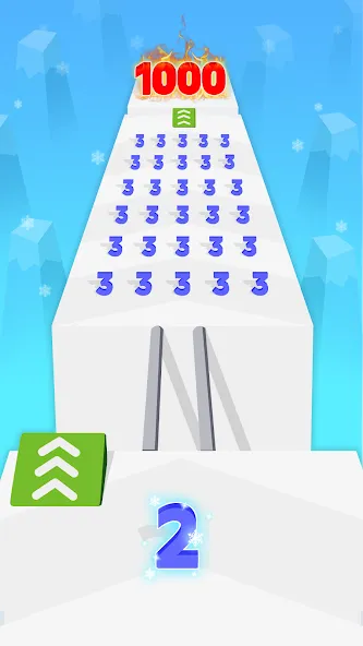 Number Merge: Run Master 3D (Намбер Мердж) [МОД: Много монет, Открытые уровни и Мега MOD] Screenshot 4