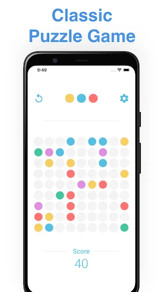 Color Lines (Цолор Линес) [МОД: Много денег, Монет и Все открыто] Screenshot 1