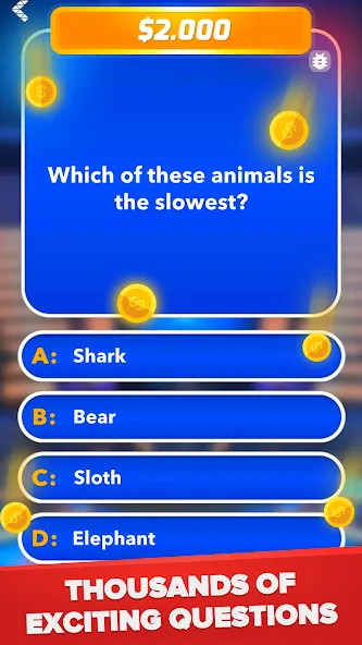 Millionaire - Quiz & Trivia [МОД: Бесконечные деньги, Монеты и Мега MOD] Screenshot 1