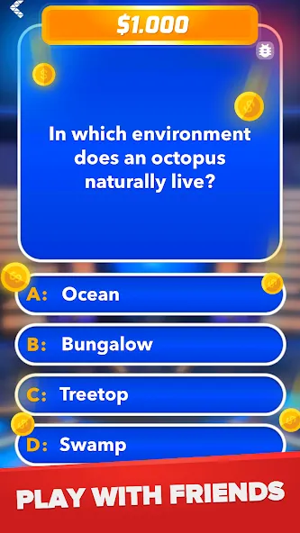 Millionaire - Quiz & Trivia [МОД: Бесконечные деньги, Монеты и Мега MOD] Screenshot 5