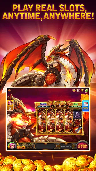 Cash Bay Casino - Slots game (Кэш Бэй Казино) [МОД: Много монет, Открытые уровни и Мега MOD] Screenshot 1