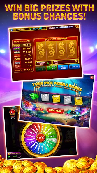Cash Bay Casino - Slots game (Кэш Бэй Казино) [МОД: Много монет, Открытые уровни и Мега MOD] Screenshot 4