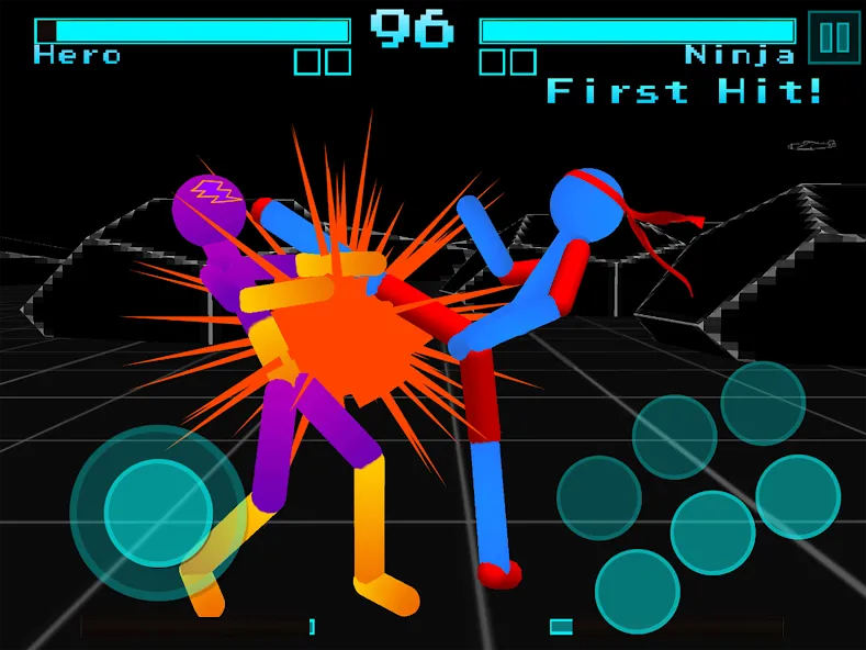 Stickman Fighting Neon Warrior [МОД: Много денег, Монет и Все открыто] Screenshot 5