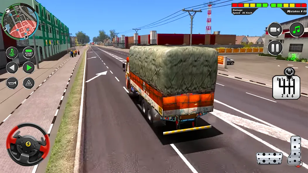 Indian Heavy Truck Delivery 3D [МОД: Меню, Бесконечные монеты и Открытые уровни] Screenshot 2
