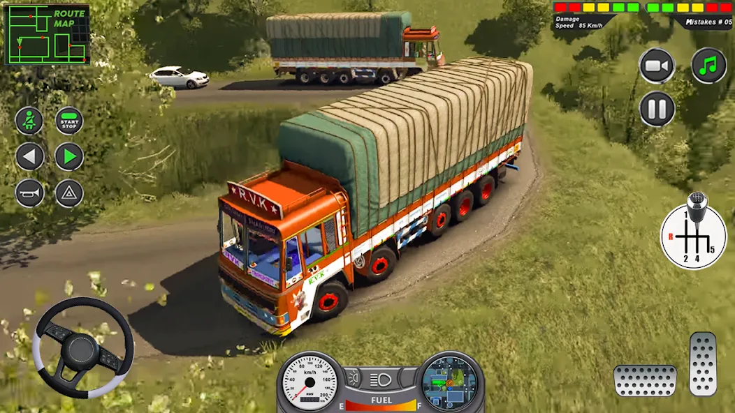 Indian Heavy Truck Delivery 3D [МОД: Меню, Бесконечные монеты и Открытые уровни] Screenshot 3