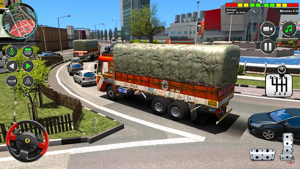 Indian Heavy Truck Delivery 3D [МОД: Меню, Бесконечные монеты и Открытые уровни] Screenshot 4