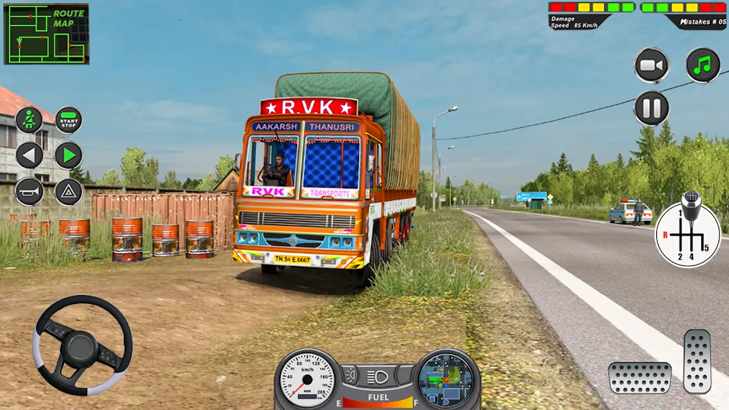 Indian Heavy Truck Delivery 3D [МОД: Меню, Бесконечные монеты и Открытые уровни] Screenshot 5