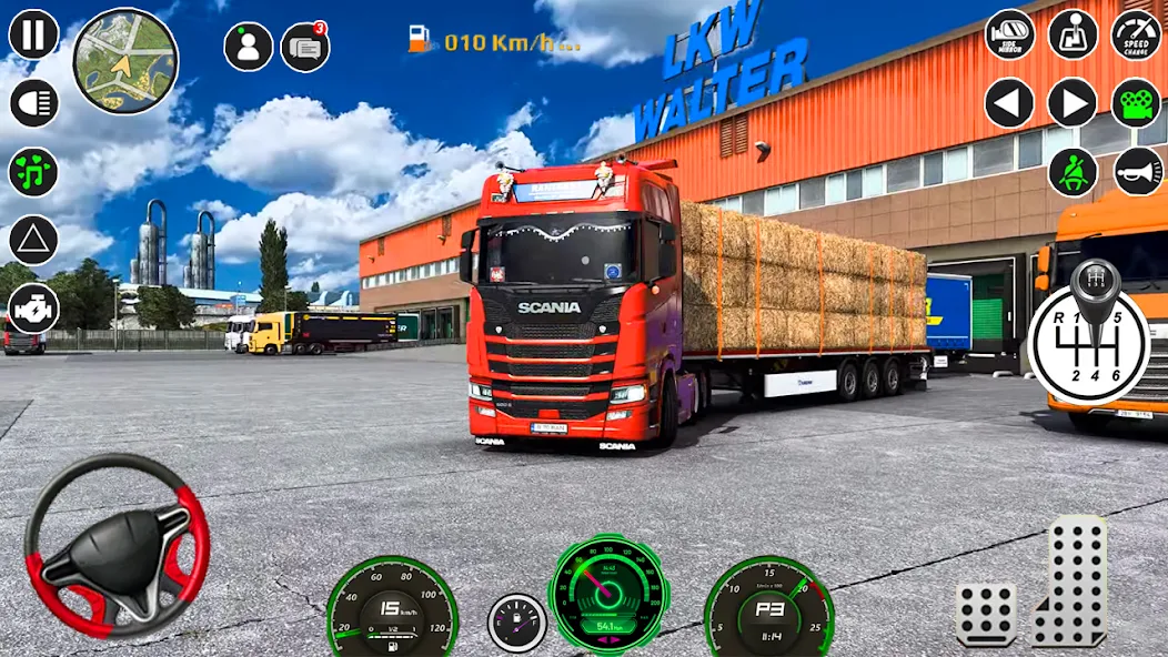 American Cargo City Driving 3D [МОД: Все открыто, Дополнительные деньги и Меню MOD] Screenshot 1
