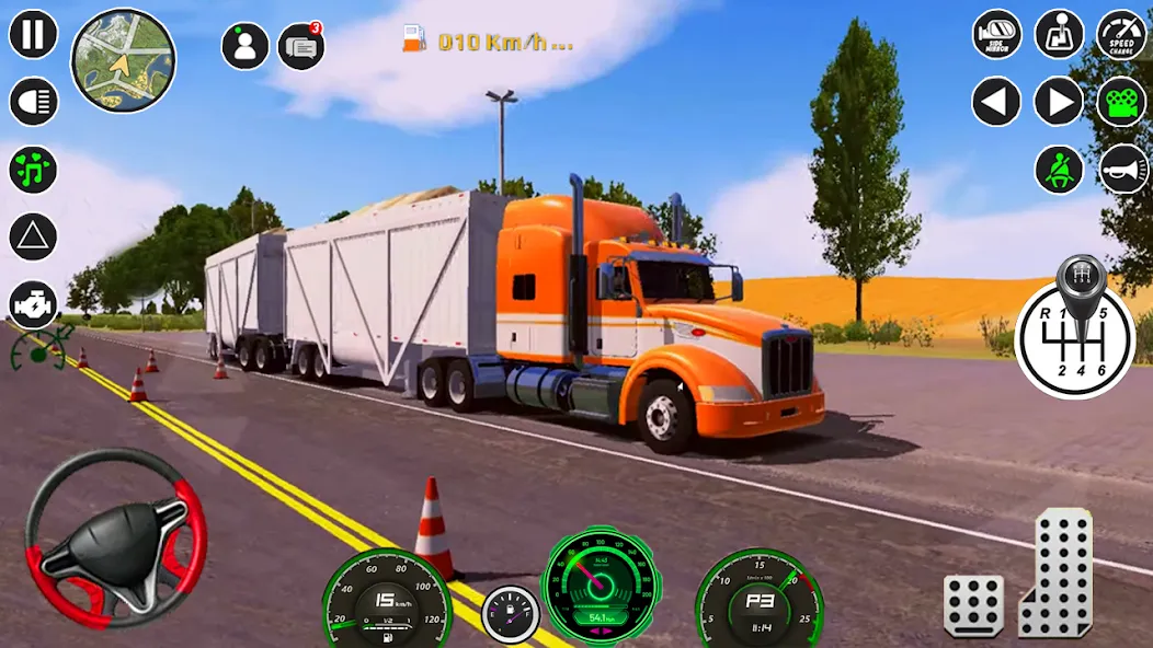 American Cargo City Driving 3D [МОД: Все открыто, Дополнительные деньги и Меню MOD] Screenshot 2