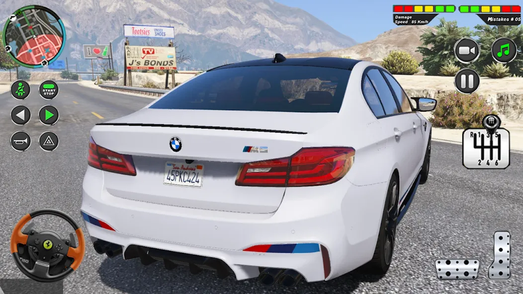 Modern Car Advance Driving 3D [МОД: Много монет, Открытые уровни и Мега MOD] Screenshot 5