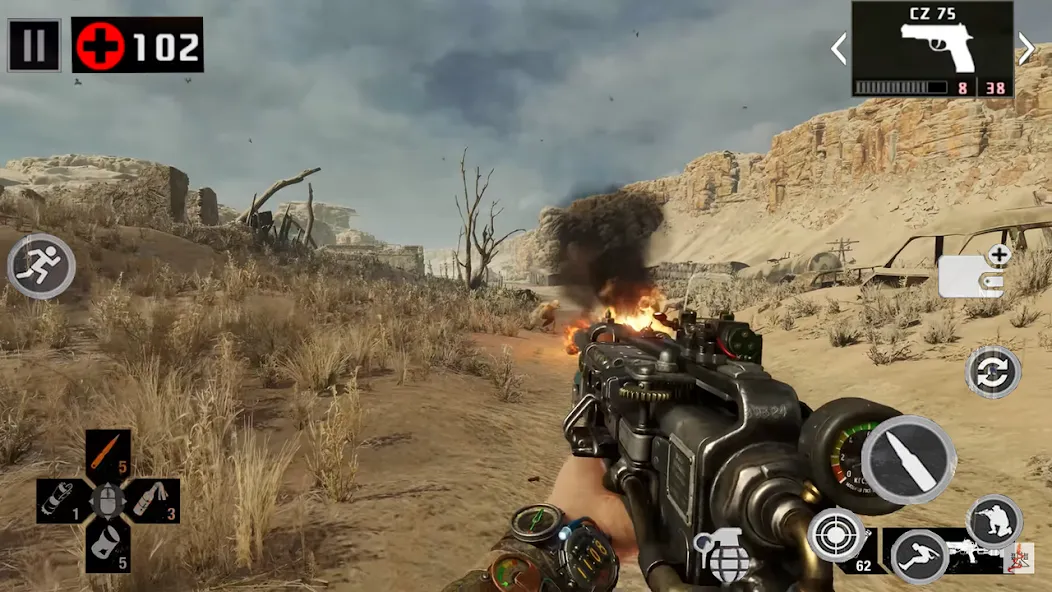 Dead Cover Open World Survival [МОД: Меню, Бесконечные монеты и Открытые уровни] Screenshot 2