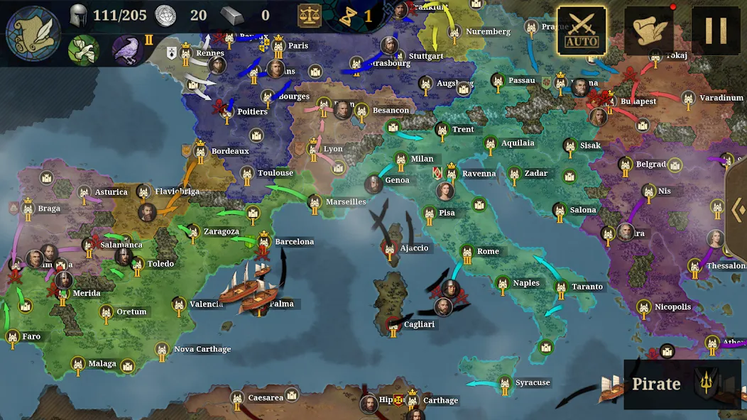 European War 7: Medieval (Европейская война 7) [МОД: Деньги, Монеты и Меню MOD] Screenshot 4