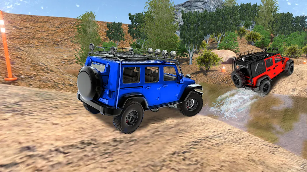 4X4 Offroad SUV Driving Games [МОД: Бесконечные деньги, Монеты и Мега MOD] Screenshot 1