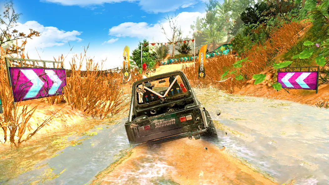 4X4 Offroad SUV Driving Games [МОД: Бесконечные деньги, Монеты и Мега MOD] Screenshot 4