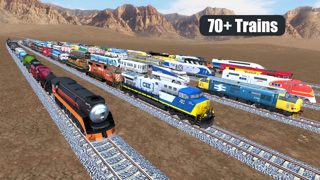 Train Sim (Трейн Сим) [МОД: Деньги, Монеты и Меню MOD] Screenshot 1