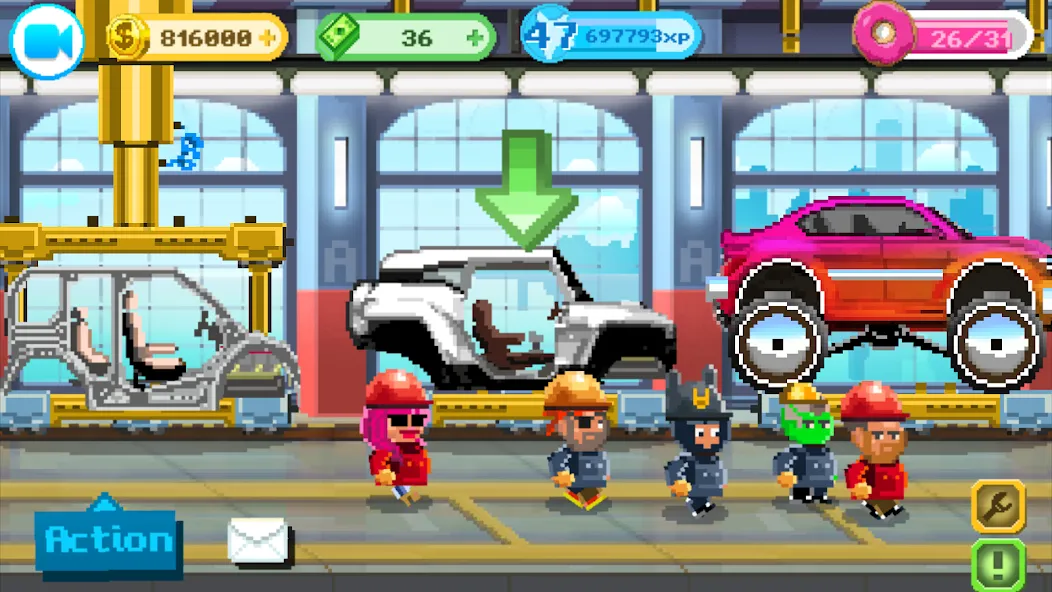 Motor World Car Factory (Мотор Ворлд Кар Фактори) [МОД: Бесконечные деньги, Монеты и Мега MOD] Screenshot 5
