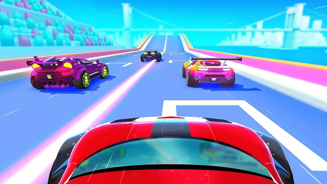 SUP Multiplayer Racing Games (СУП Мультиплеер Рейсинг) [МОД: Меню, Бесконечные монеты и Открытые уровни] Screenshot 1