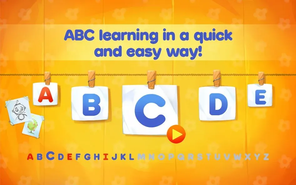 ABC Alphabet! ABCD games! [МОД: Деньги, Монеты и Меню MOD] Screenshot 1