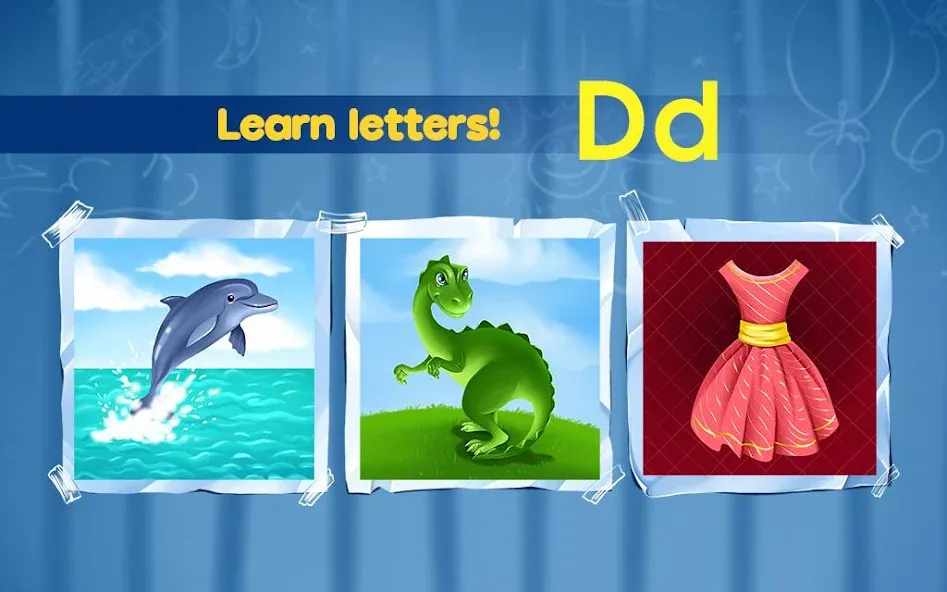 ABC Alphabet! ABCD games! [МОД: Деньги, Монеты и Меню MOD] Screenshot 2
