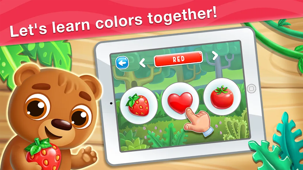 Colors learning games for kids [МОД: Много монет, Открытые уровни и Мега MOD] Screenshot 1