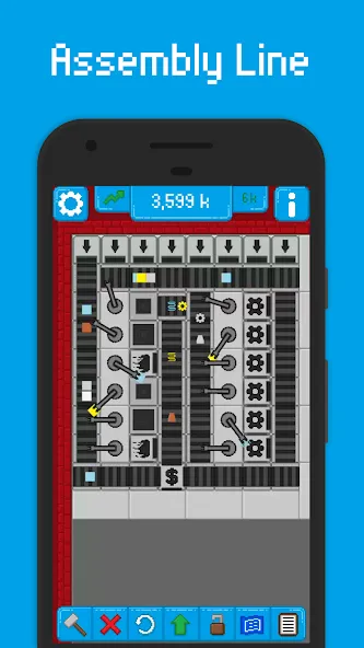 Assembly Line (Ассемблей Лайн) [МОД: Много монет, Открытые уровни и Мега MOD] Screenshot 1