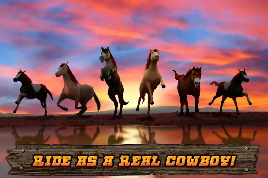 Cowboys Horse Racing Derby [МОД: Много денег, Монет и Все открыто] Screenshot 5