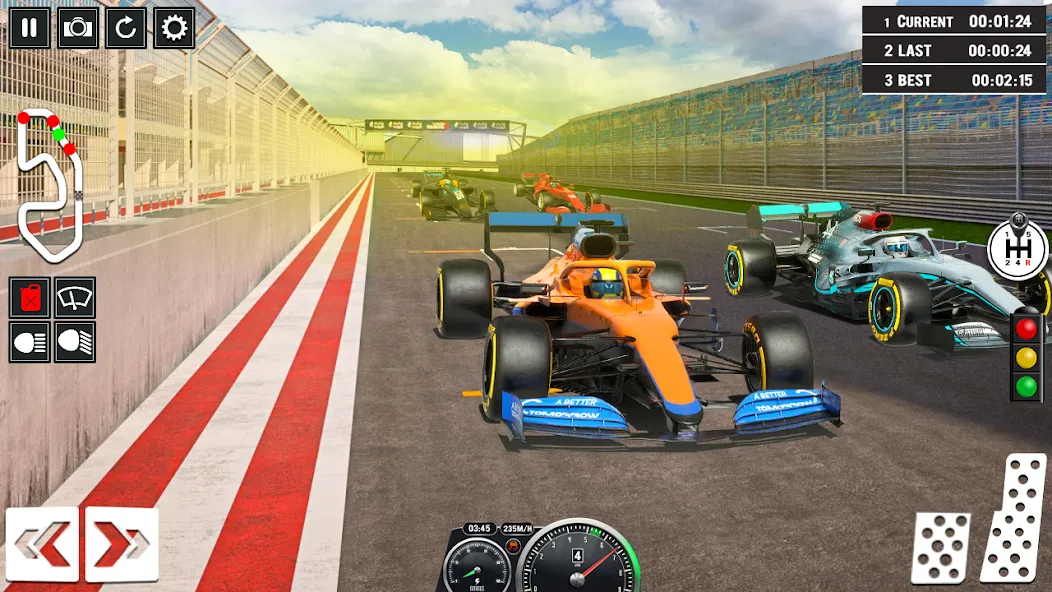 Formula Racing Car Racing Game [МОД: Деньги, Монеты и Меню MOD] Screenshot 1