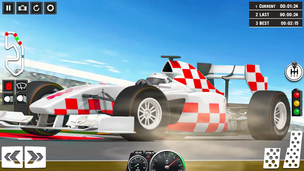 Formula Racing Car Racing Game [МОД: Деньги, Монеты и Меню MOD] Screenshot 4