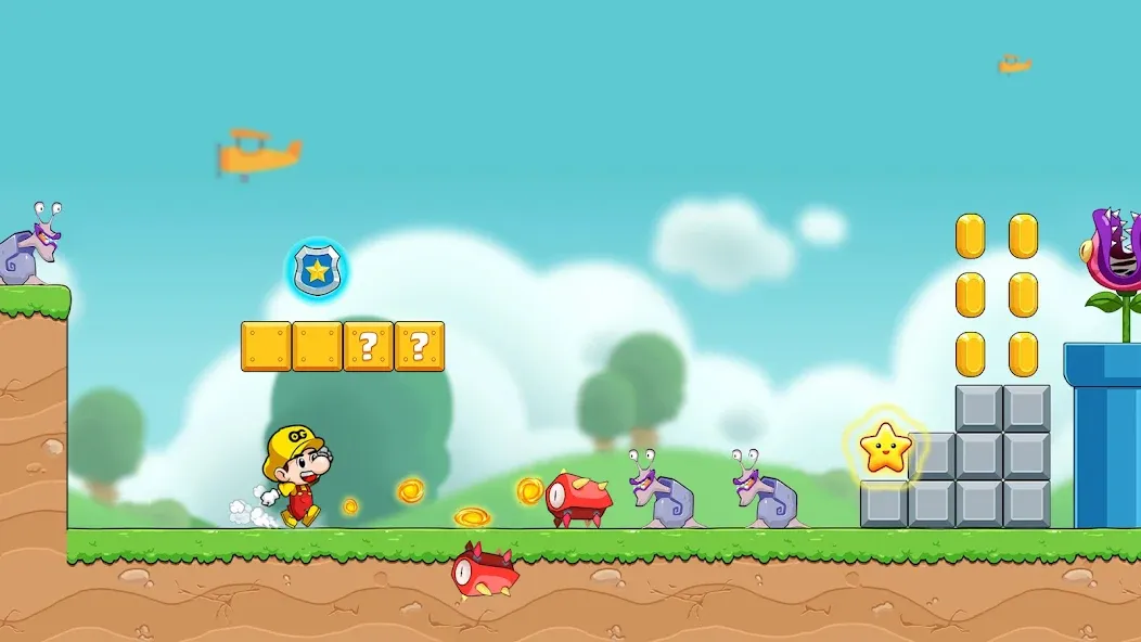 Bean's World Super: Run Games [МОД: Много монет, Открытые уровни и Мега MOD] Screenshot 2