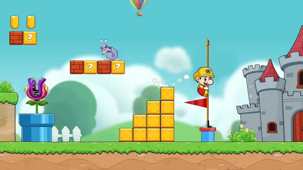 Bean's World Super: Run Games [МОД: Много монет, Открытые уровни и Мега MOD] Screenshot 3