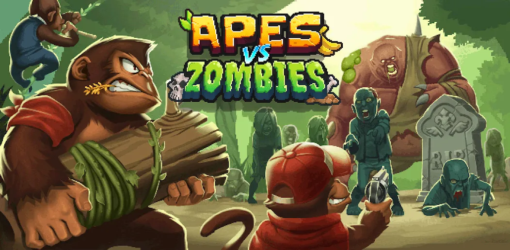 Apes vs. Zombies [MOD: Мод Меню/Взлом] - Скриншот 1