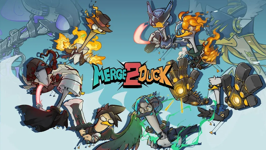 Merge Duck 2: Idle RPG (Мердж Дак 2) [МОД: Много монет, Открытые уровни и Мега MOD] Screenshot 1