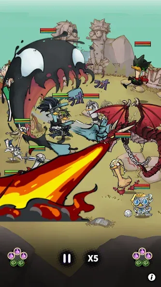Merge Duck 2: Idle RPG (Мердж Дак 2) [МОД: Много монет, Открытые уровни и Мега MOD] Screenshot 5