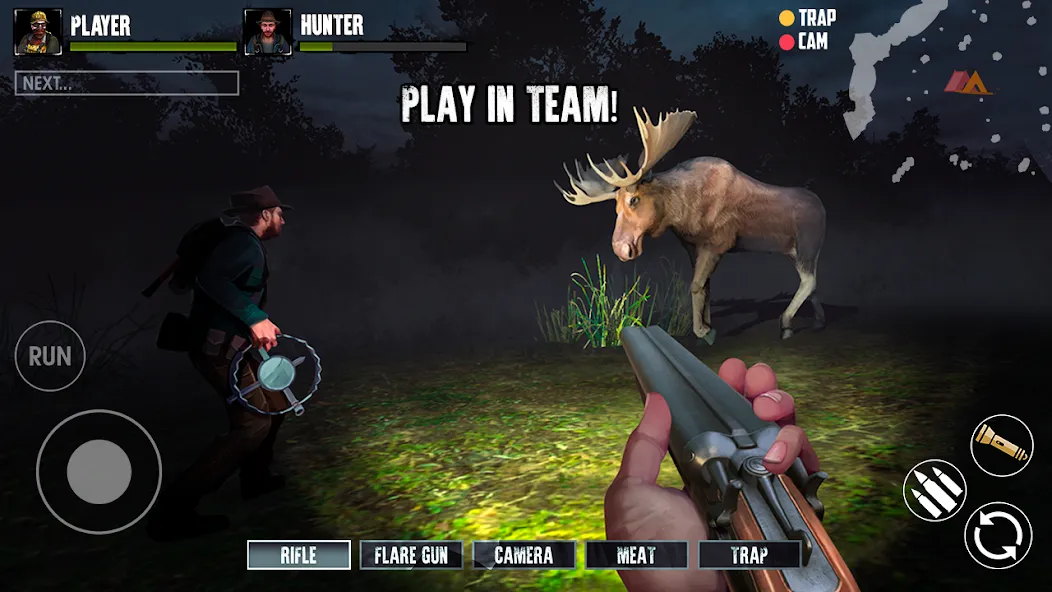 BIGFOOT: Yeti Hunt Multiplayer (Бигфут Охотник Симулятор Онлайн) [МОД: Бесконечные деньги, Монеты и Мега MOD] Screenshot 2