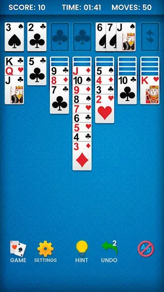 Klondike Solitaire (Клондайк солитер) [МОД: Меню, Бесконечные монеты и Открытые уровни] Screenshot 2