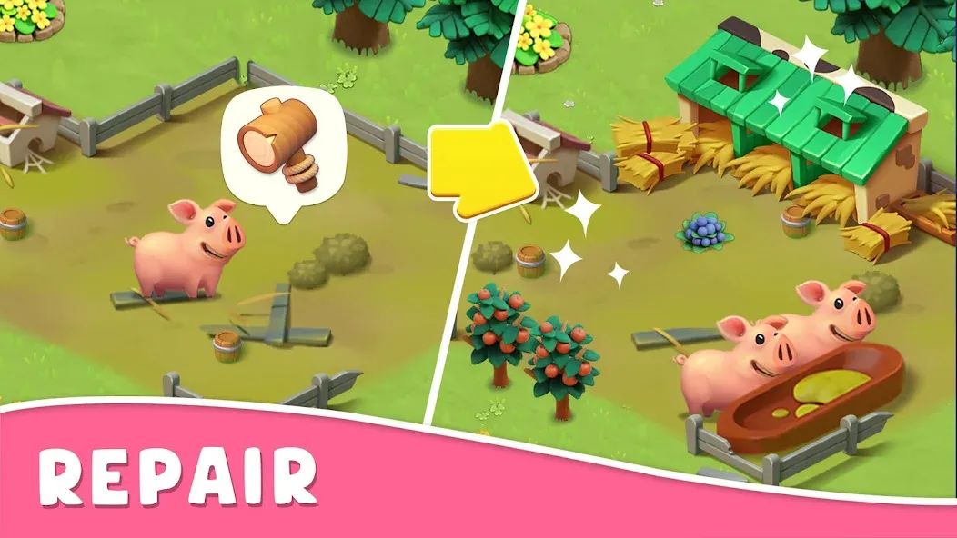 Coco Valley: Farm Adventure (Коко Валли) [МОД: Много денег, Монет и Все открыто] Screenshot 5