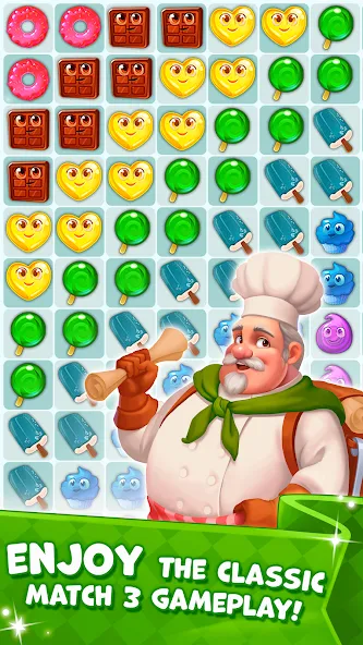 Candy Valley - Match 3 Puzzle [МОД: Много денег, Монет и Все открыто] Screenshot 4