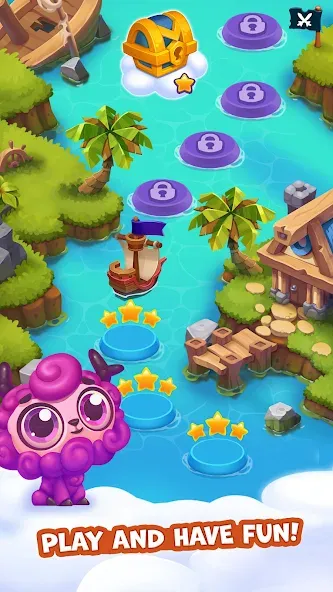Pirate Treasures: Jewel & Gems [МОД: Меню, Бесконечные монеты и Открытые уровни] Screenshot 1