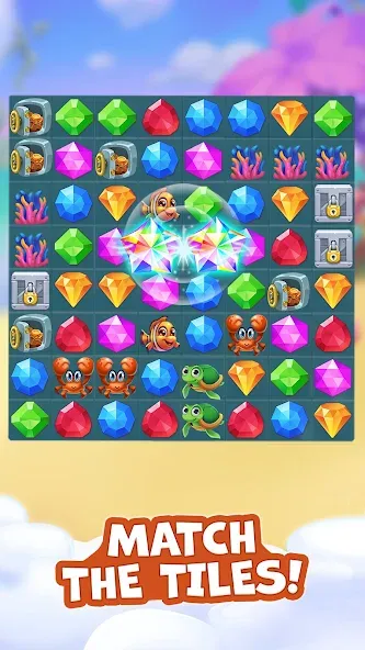 Pirate Treasures: Jewel & Gems [МОД: Меню, Бесконечные монеты и Открытые уровни] Screenshot 5