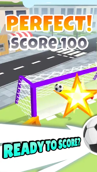 Crazy Kick! Fun Football game [МОД: Много монет, Открытые уровни и Мега MOD] Screenshot 1