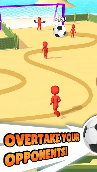 Crazy Kick! Fun Football game [МОД: Много монет, Открытые уровни и Мега MOD] Screenshot 3